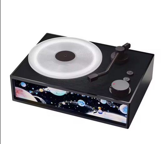 Retro Vinyl Bluetooth Speaker, Aroma Record Player with free Essential oil