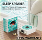 Waves Retro Vinyl Bluetooth Speaker with clock display.